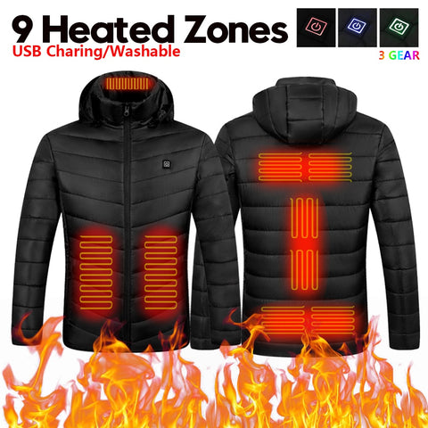 JOCESTYLE Heated Jacket with 9 heating zones - Earth Angel Lifestyle