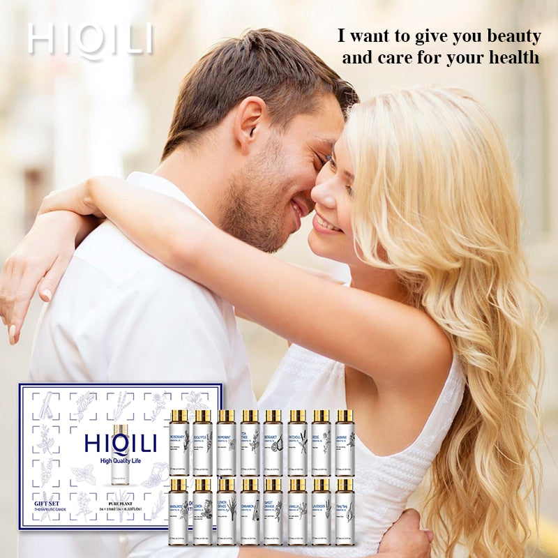 HIQILI 16 PCS 10ML Essential Oils Set - Earth Angel Lifestyle