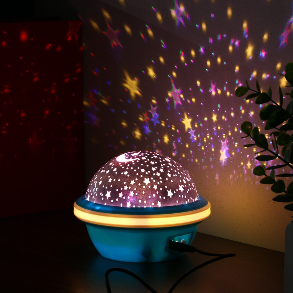 UFO Shaped Starry Sky LED Projector - Earth Angel Lifestyle