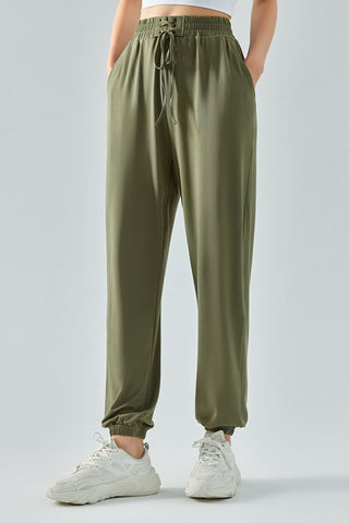 Tie Waist Sports Pants - Earth Angel Lifestyle