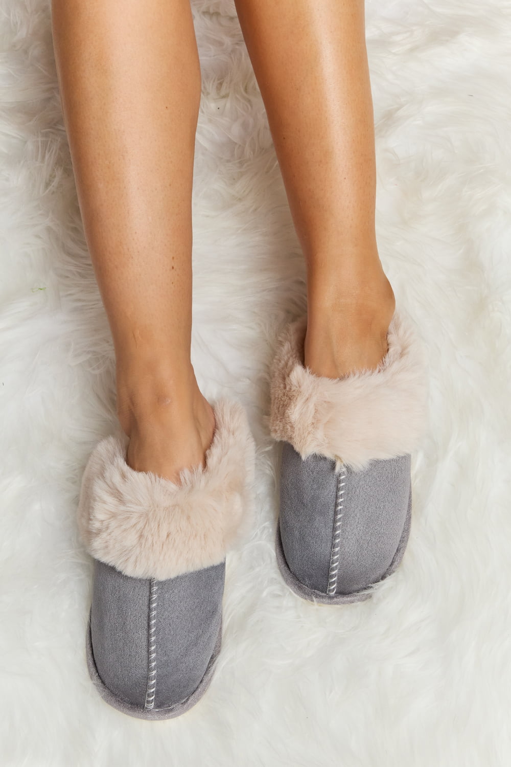 Melody Fluffy Indoor Slippers - Earth Angel Lifestyle