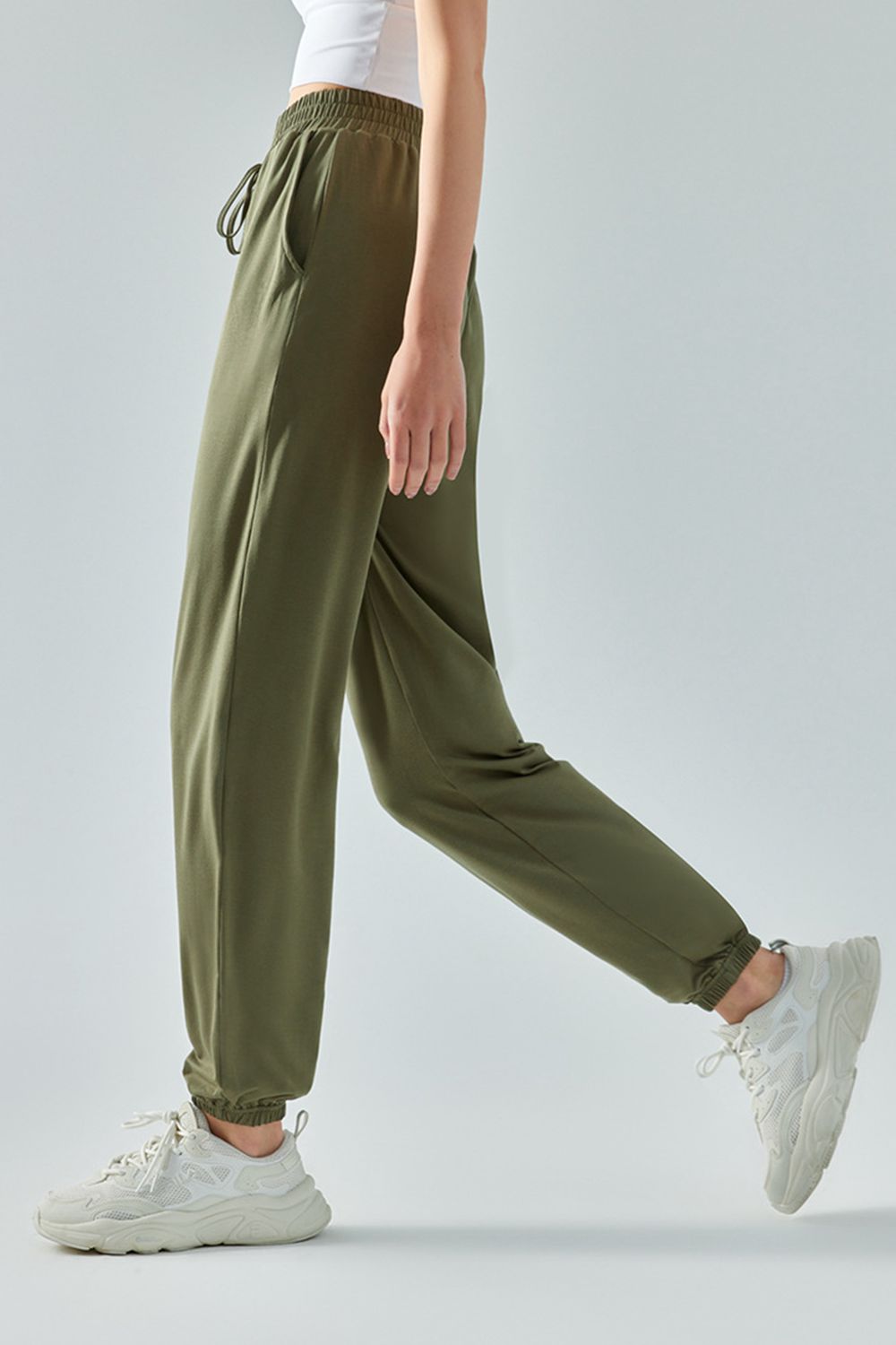 Tie Waist Sports Pants - Earth Angel Lifestyle