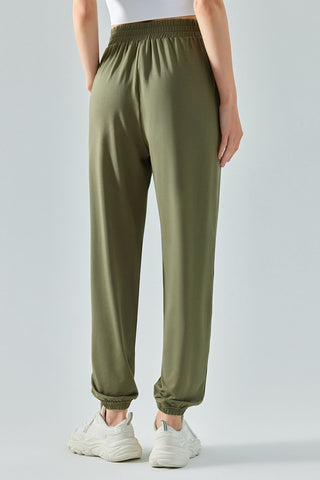 Tie Waist Sports Pants - Earth Angel Lifestyle